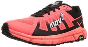 inov-8 women's terraultra g 270 trail running shoes - zero drop for long distance ultra marathon running - coral/black - 10.5
