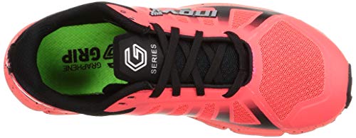 inov-8 Women's Terraultra G 270 Trail Running Shoes - Zero Drop for Long Distance Ultra Marathon Running - Coral/Black - 10.5