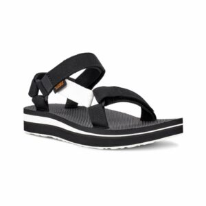 Teva Women's Midform Universal Sandal, Black/Bright White, 7