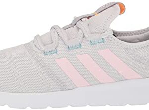 adidas Women's Casual Running Shoe, Dash Grey/Clear Pink/Flash Orange, 6.5