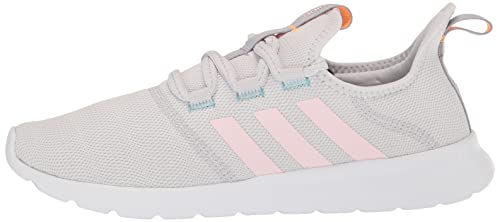 adidas Women's Casual Running Shoe, Dash Grey/Clear Pink/Flash Orange, 6.5