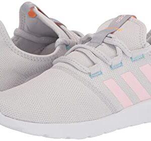 adidas Women's Casual Running Shoe, Dash Grey/Clear Pink/Flash Orange, 6.5