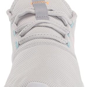 adidas Women's Casual Running Shoe, Dash Grey/Clear Pink/Flash Orange, 6.5