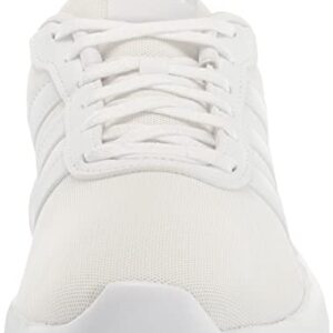 adidas Women's Lite Racer 3.0 Running Shoe, White/White/Grey Two, 8