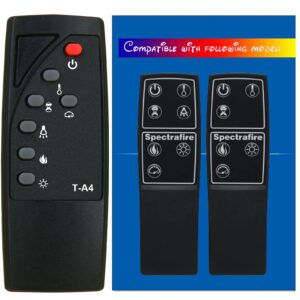 replacement for twin star chimneyfree classicflame dura flame fireplace stove heater infrared remote control 2311310gra 2511310gra 2611310gra 2811310gra 3211310gra 3311310gra 1811u310gra (t-a4)