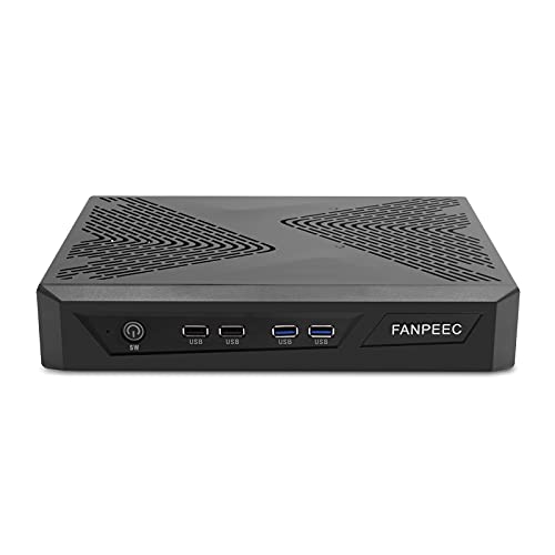 FANPEEC Gaming Mini PC Windows 11 Pro, Core i7-9700F 32GB RAM 1TB SSD, GeForce GTX 1650, Mini Desktop PC, DP+2×HD+DVI, 8×USB Ports, BT 4.2+Dual WiFi, Mini Gaming Computer Game PC