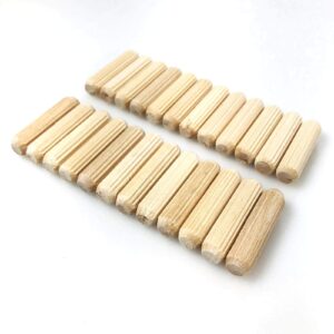 replacementscrews wooden dowel pins compatible with ikea part 101359 wood dowels (pack of 24)