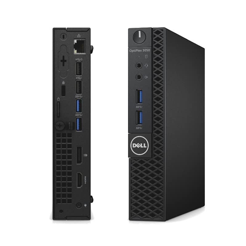 Dell OptiPlex 3050 Micro Desktop Computer, Intel Core i5-7500T Upto 3.3GHz 16GB RAM, 512GB SSD, AC Wi-Fi, Bluetooth, DisplayPort, HDMI - Windows 10 Pro (Renewed)