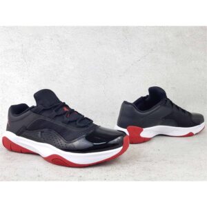 Nike Air Jordan 11 CMFT Low Black White Gym Red Shoes DM0844-005 - Size Men's 12 US