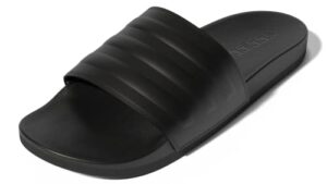 adidas adult adilette comfort slides core black/core black/core black 11