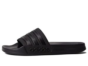 adidas unisex shower slide sandal, core black/core black/core black, 9 us men
