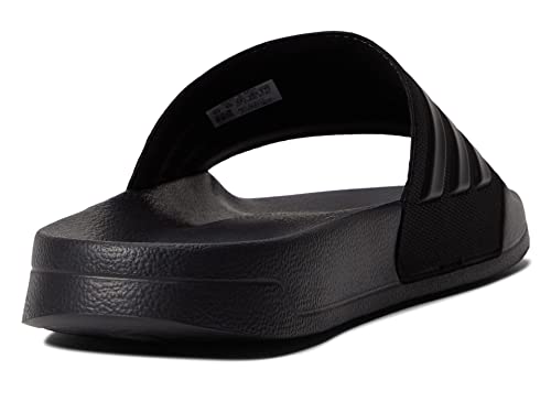 adidas Unisex Shower Slide Sandal, Core Black/Core Black/Core Black, 9 US Men