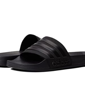 adidas Unisex Shower Slide Sandal, Core Black/Core Black/Core Black, 9 US Men