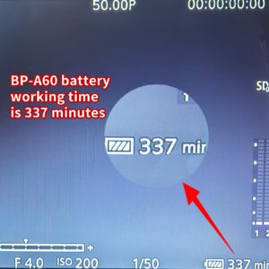 Fully Decoded Replacement Battery for Canon BP-A60 Compatible with EOS C200,EOS C70,C200B,C220B,EOS C300 Mark II,C300 MK III,C500 Mark II,X605 XF705 4K UHD(A60)