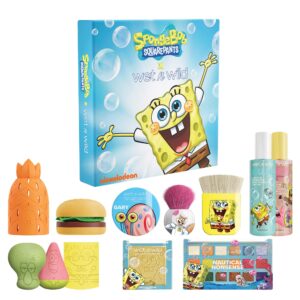 wet n wild spongebob squarepants makeup collection pr box - makeup set with versatile brushes, unique sponges,vibrant buildable & blendable palettes, cruelty-free & vegan