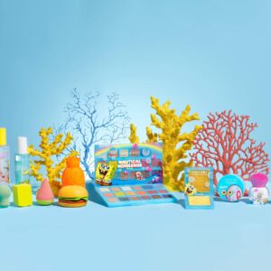 wet n wild SpongeBob Squarepants Makeup Collection PR Box - Makeup Set with Versatile Brushes, Unique Sponges,Vibrant Buildable & Blendable Palettes, Cruelty-Free & Vegan