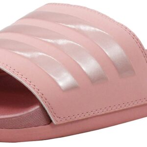 adidas Women's Adilette Comfort Slides Sandal, Wonder Mauve/Maeamt/Maeamt, 10