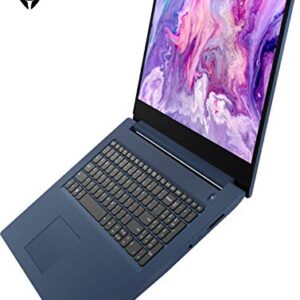 Lenovo IdeaPad 3 17 Laptop 17.3” HD+ Display, Intel 10th Gen Quad-Core i5-1035G1, 12GB RAM, 128GB SSD + 1TB HDD, Webcam, Dolby Audio, USB 3.0, HDMI, Abyss Blue, Windows 10 Home