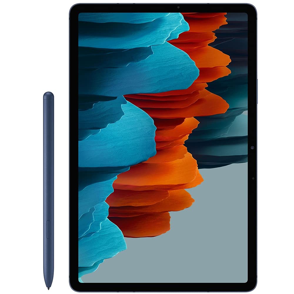 SAMSUNG Galaxy Tab S7 11-inch Android Tablet 128GB Wi-Fi Bluetooth S Pen Fast Charging USB-C Port, Mystic Navy (Renewed)