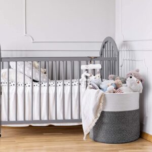 Goodpick Grey Baby Nursery Toy Storage Basket (Set of 2)