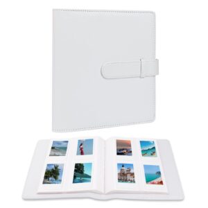ruibytree 256 pockets mini photo album - fits for fujifilm instax mini 12 mini 11 mini 9 mini 8 mini 40, polaroid snap pic-300, kodak mini 3-inch film(white)