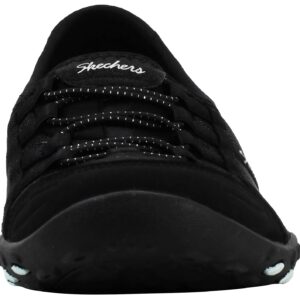 Skechers Women's Spectacular Breathe Easy Sneaker Black/Aqua 7.5