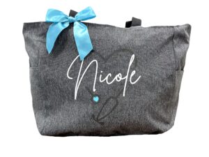 personalized large nurse tote bag - custom gift for nurse - customized tote bag - gift for nurse - personalized gift - nurse graduation gift - gift for doctor