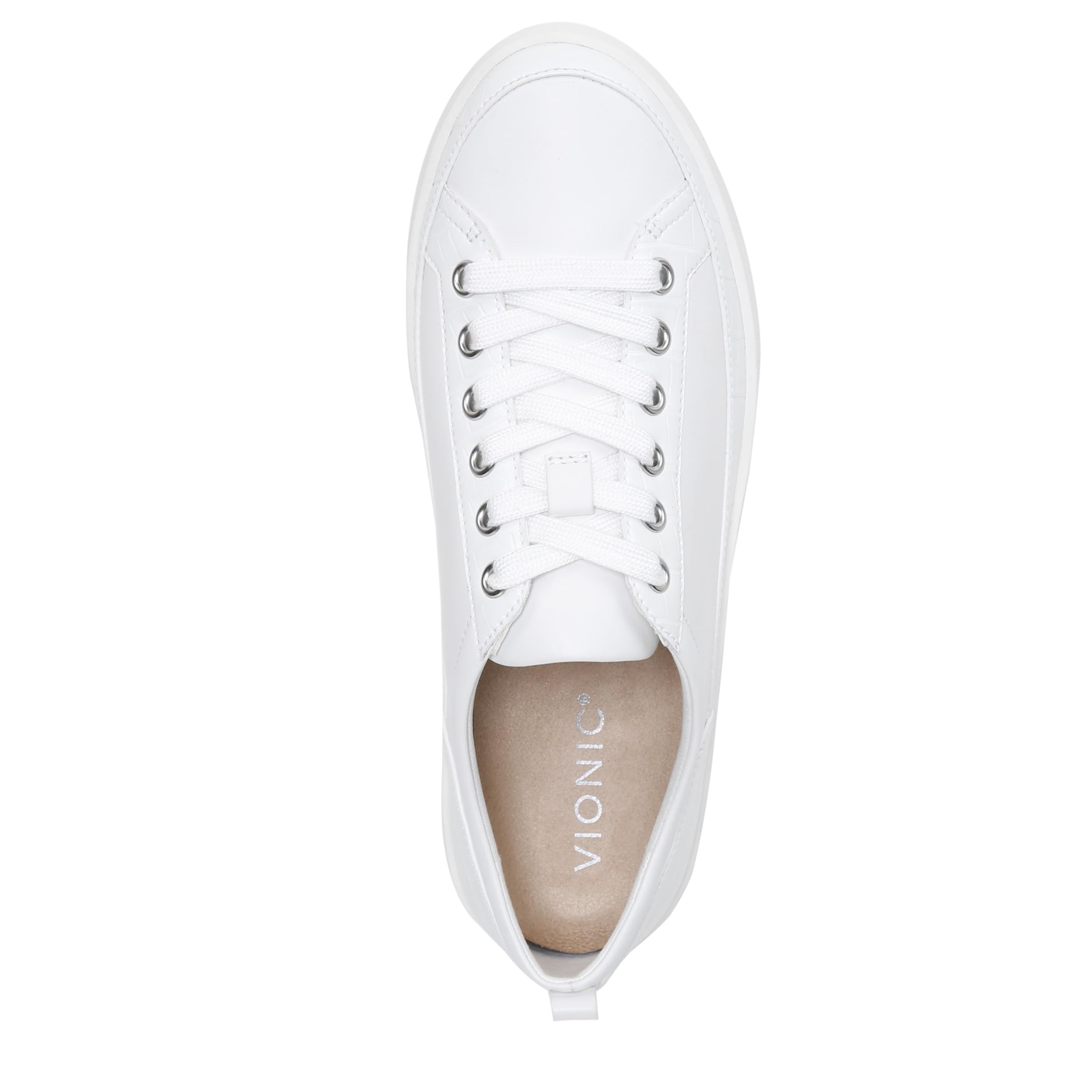 Vionic Winny Women's Casual Sneaker White Nappa - 8 Medium