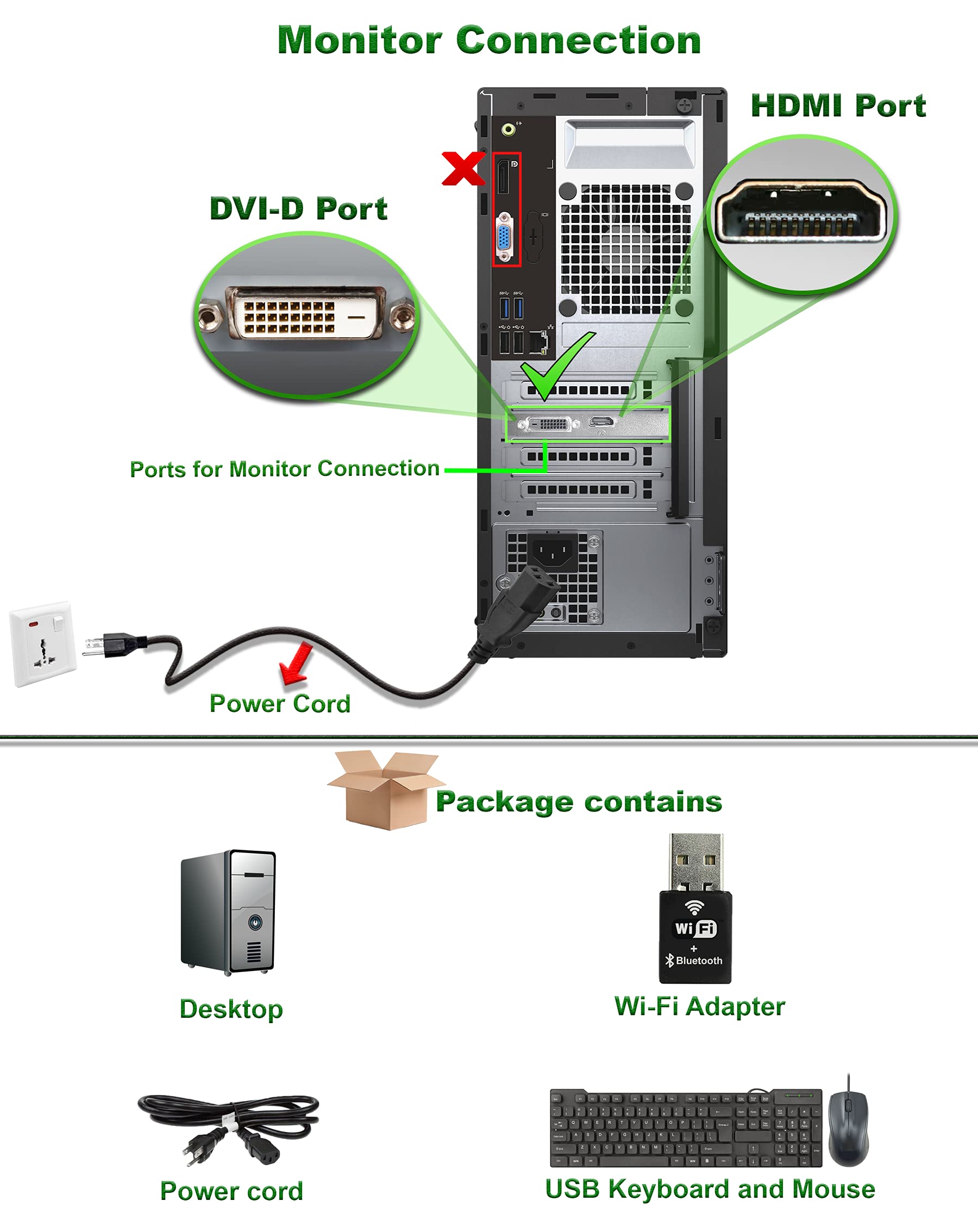 Dell OptiPlex Tower Desktop Computer PC, Intel Core i5 6500, 3.2GHz Processor, 16GB Ram, 512GB M.2 Solid Drive, NVIDIA GT 1030 2GB DDR5 WiFi & Bluetooth, Windows 10 Pro (Renewed)