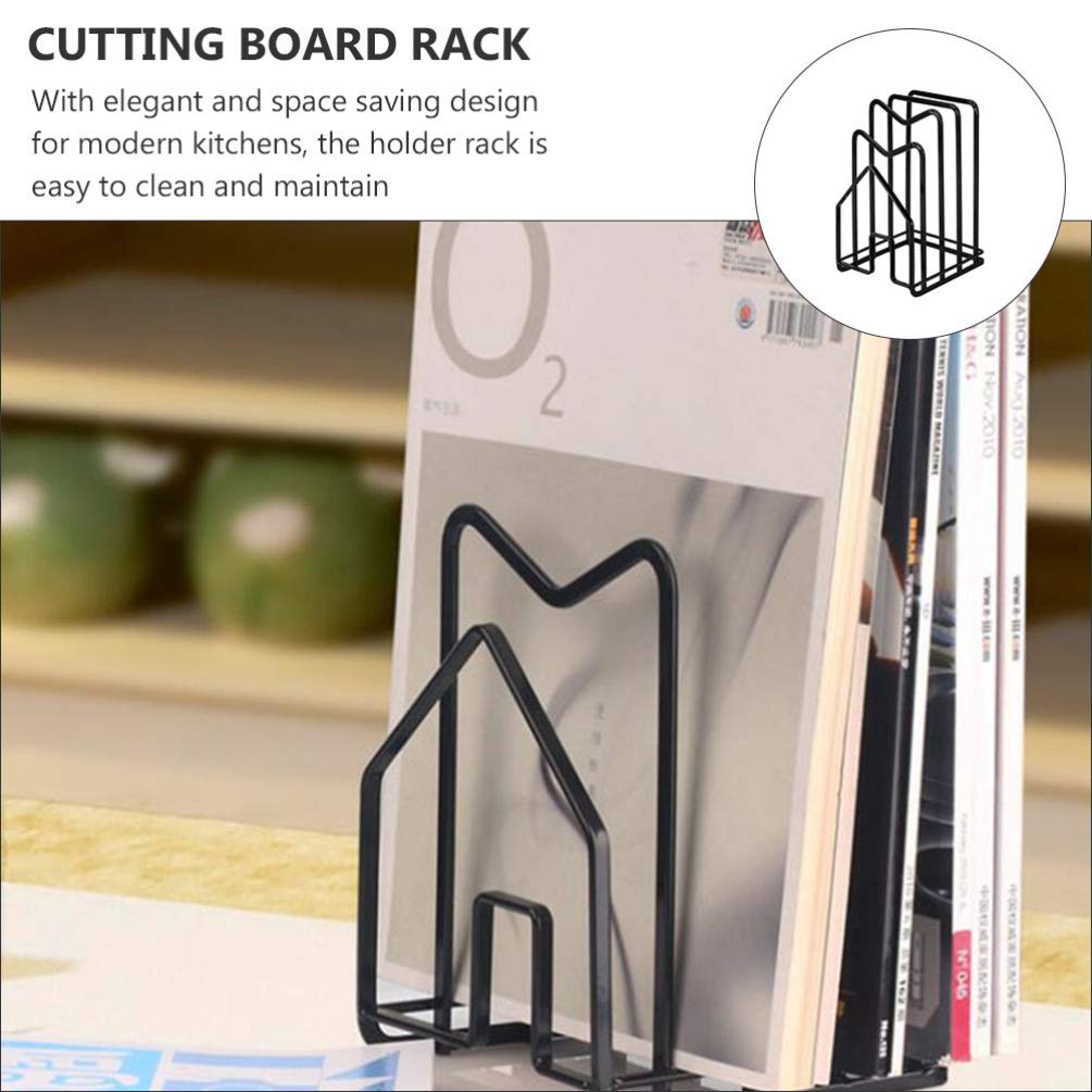 Cabilock 1pc Multifunctional Pot Lid Holder Cutting Board Rack Pan Storage Rack Dish Chopping Board Holder Kitchen Pot Pan Lid Rack Pot Cover Organizer Tableware Stainless Steel Pot Rack