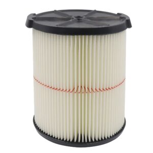 replacement filter for craftsman - 009-38754 craftsman cmxzvbe38754 red stripe general purpose wet dry vac replacement filter for 5 to 20 gallon shop vacuums