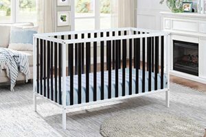 baby cache deux remi island 3-in-1 convertible crib (do re me) white & black