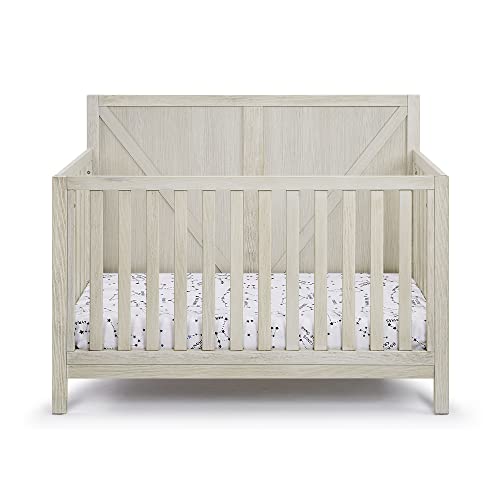 Suite Bebe Barnside 4-in-1 Convertible Crib in Washed Gray