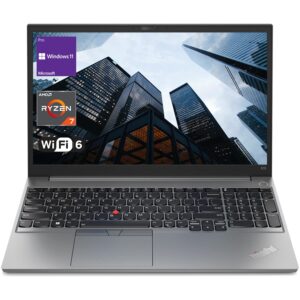 lenovo thinkpad e15 gen4 business laptop, 15.6" fhd display, amd ryzen 7 5825u, 16gb ram ddr4, 1tb pcie m.2 ssd, webcam, wi-fi 6, windows 11 pro
