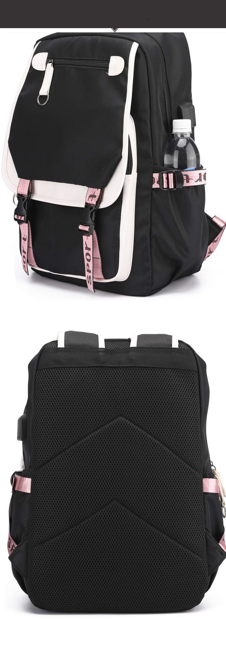 COSABZ Anime Cross my body Himiko Toga Backpack Nylon School Bags Laptop Bag Shoulder Bag Travel Bag Girls (2,)