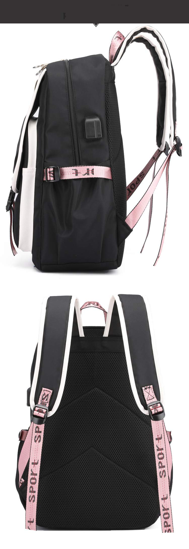 COSABZ Anime Cross my body Himiko Toga Backpack Nylon School Bags Laptop Bag Shoulder Bag Travel Bag Girls (2,)