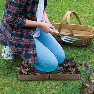 Qavctw Thick Kneeling Pads Memory Foam Garden Kneeling Pad Comfortable Knee Pad Cushion for Gardening Work Yoga Exercise Baby Bath 23.6 x 13.5 x 2 Inch