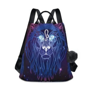 alaza leo zodiac sign backpack for daily shopping travel