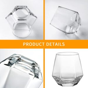 Clear Glass Beer Cups – 6 Pack – All Purpose Drinking Tumblers, 10 oz – Elegant Design for Home and Kitchen – Great for Restaurants, Bars, Parties – by Kitchen