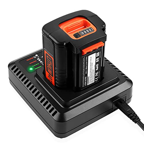 Powilling 36V/40V Max Fast Charger Replacement for Black & Decker LCS36 LCS40 for Black and Decker 36V/40V Lithium Battery LBXR36 LBXR2036 LBX36 LBX1540 LBX2040 LBX2540 LST540 LCS1240 LST136W