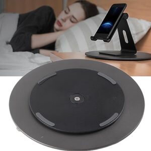 360° Aluminum Rotation Monitor Swivel Base 360° Rotating Swivel Stand Turntable Platform Base for Monitor Computer Laptop Sculpturing Black