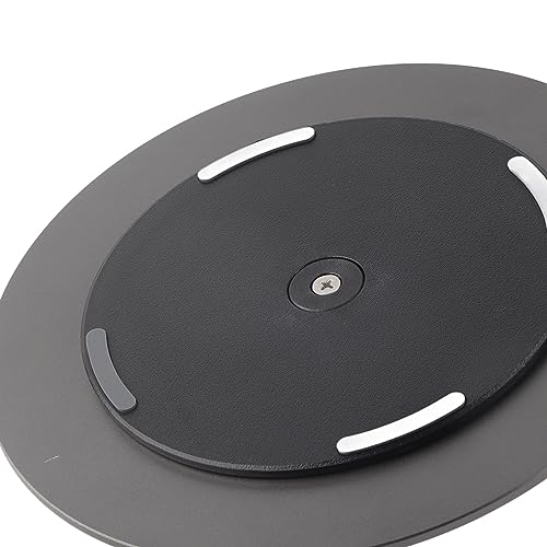 360° Aluminum Rotation Monitor Swivel Base 360° Rotating Swivel Stand Turntable Platform Base for Monitor Computer Laptop Sculpturing Black