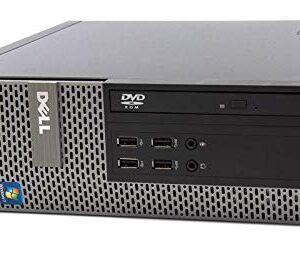 Dell OptiPlex 9020 Small Form Computer Desktop PC, Intel Core i7 3.4GHz Processor, 16GB Ram, 512GB M.2 Solid State, Wireless Keyboard & Mouse, Wi-Fi & Bluetooth, Windows 10 Pro (Renewed)