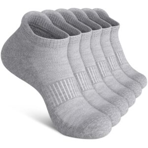 felicigeely ankle socks athletic running socks low cut sport socks breathable cushioned tab socks for men women 6 pairs