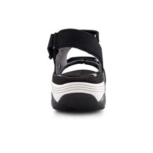 Therafit Kendall Women's Water Resistant Sport Sandal - Black 8