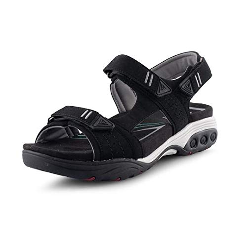 Therafit Kendall Women's Water Resistant Sport Sandal - Black 8