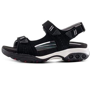 Therafit Kendall Women's Water Resistant Sport Sandal - Black 8