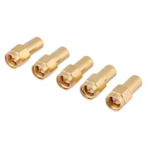 sma terminators, 5pcs sma male connector coaxial matched terminator termination load 50 ohm 2w, sma male coaxial load 50 Ω, used for electrical components instruments