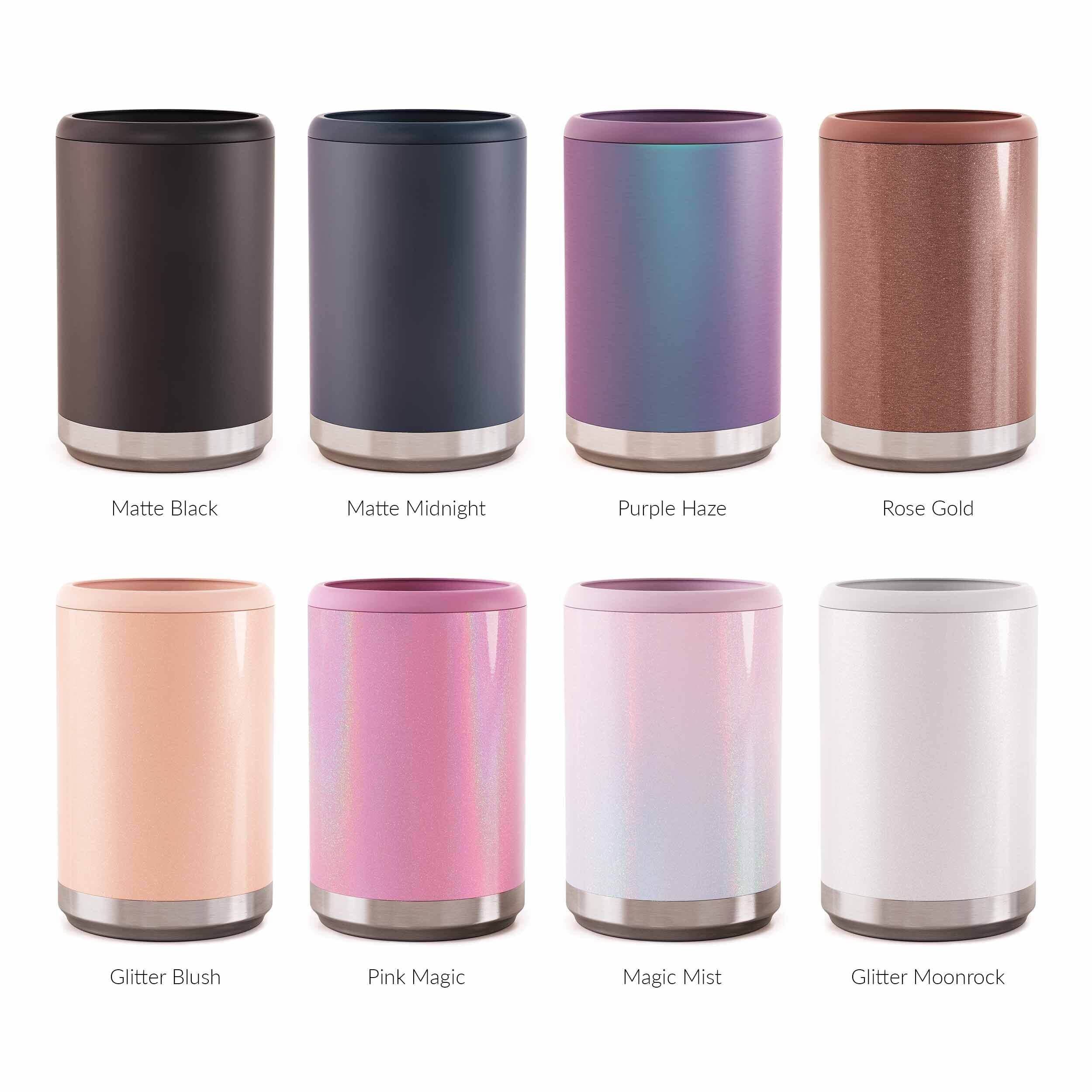 Maars Standard Can Cooler for Beer & Soda | Stainless Steel 12oz Beverage Sleeve, Double Wall Vacuum Insulated Drink Holder - Purple Haze