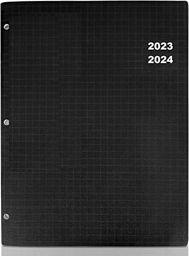 PlanAhead Home/Office 2-Year Large Monthly Planner, January 2023 - December 2024, 8.5 x 11 Inches (Black)
